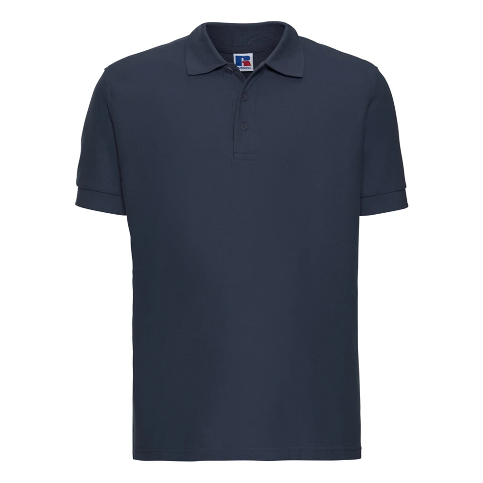 Russell (3Xl, French Navy) Mens Ultimate Classic Cotton Polo Shirt