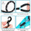 5FT Strong Dog Leash with Comfortable Handle for Medium Dogs and Blue 2