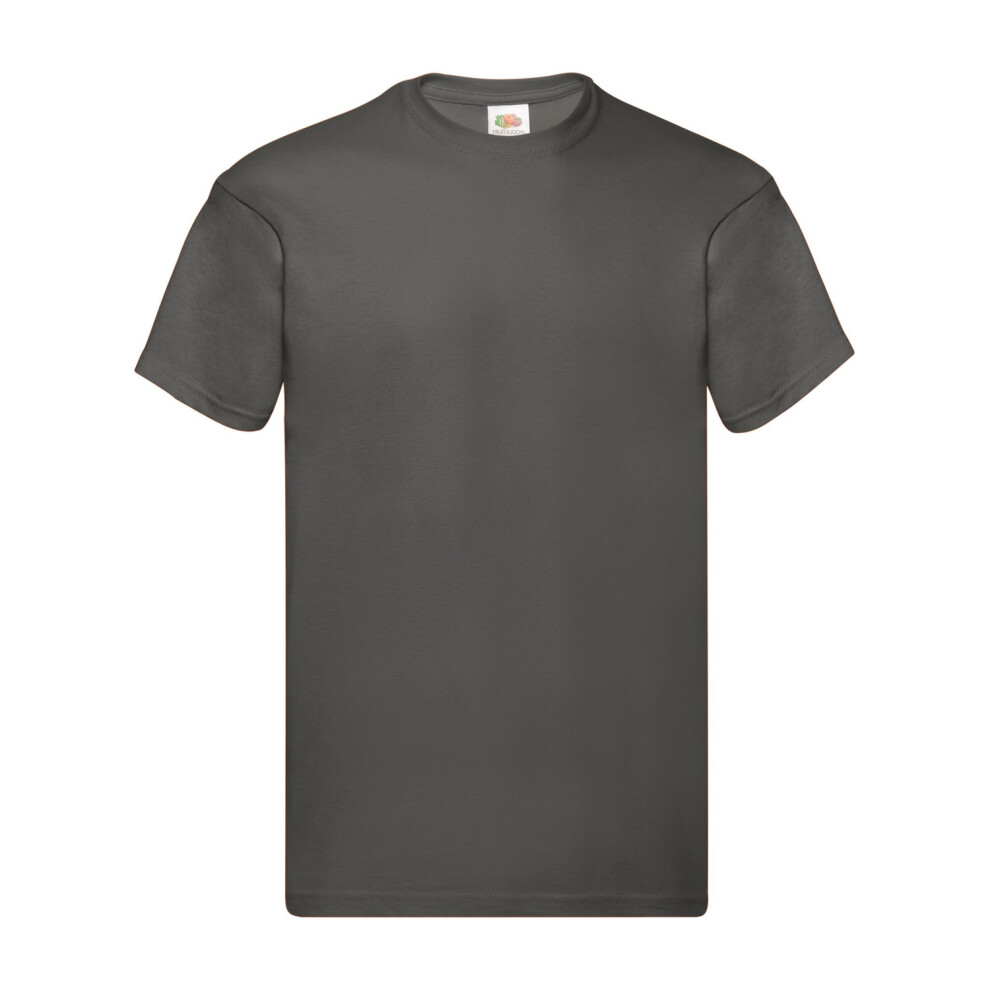 Fruit Of The Loom (Xxl, Light Graphite) Mens Original T-Shirt