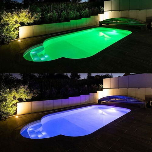 35W εξαιρετικά λεπτό RGB φωτιστικό πισίνας με δυνατότητα ρύθμισης φωτεινότητα 2