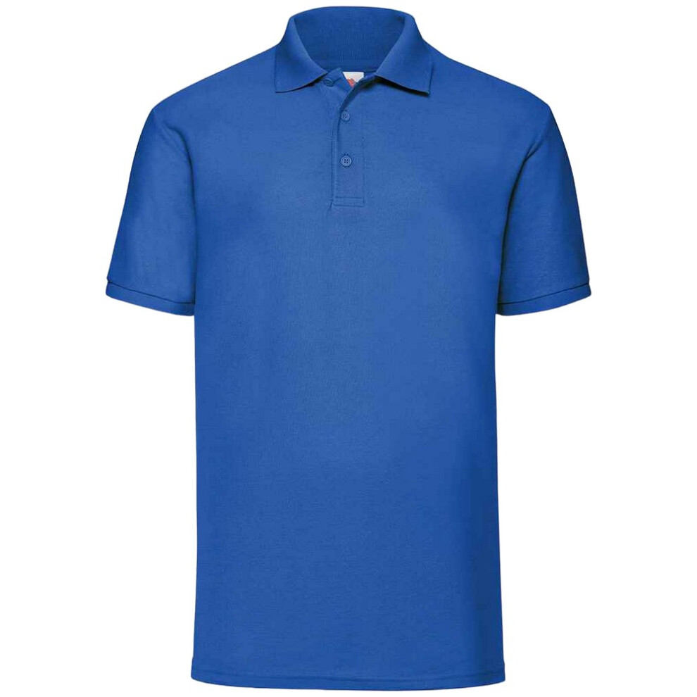 Fruit Of The Loom (Xl, Royal Blue) Mens 65/35 Polo Shirt