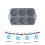 (6 cavity flower) 6-Cavity Silicone Mold for Baking & Soap Making 4