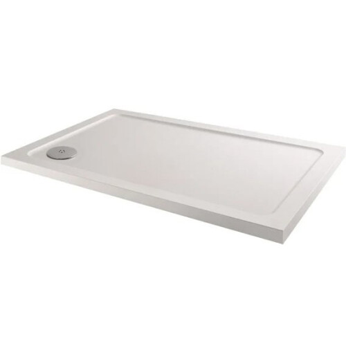 1200x800mm Shower Tray Rectangular Low Profile Premium Anti-Slip FREE Waste