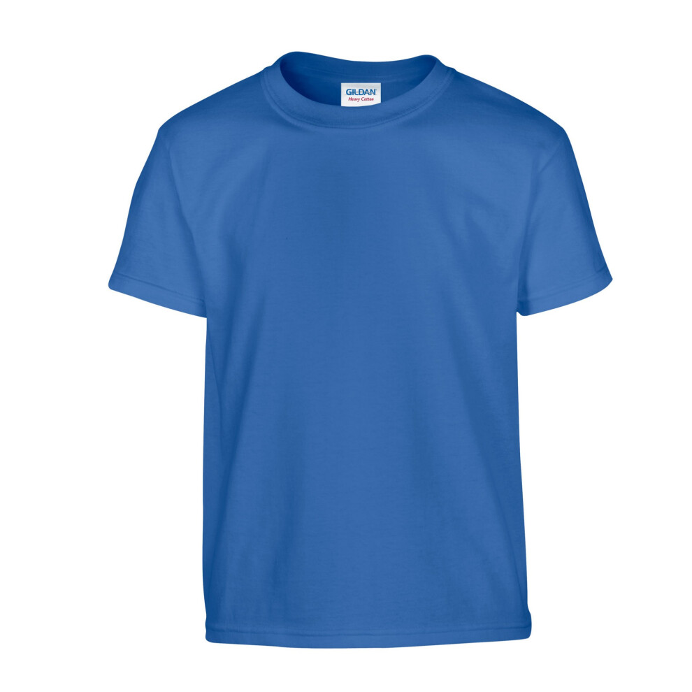 Gildan (S, Royal Blue) Childrens/Kids Heavy Cotton T-Shirt