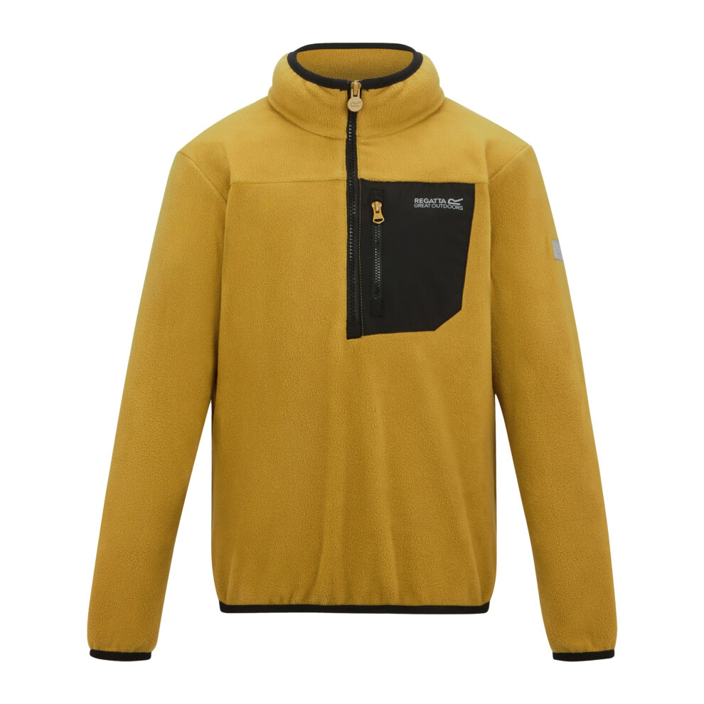 Regatta (13 Years, Wood Brown) Childrens/Kids Frankie Half Zip Fleece Top