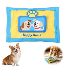 Interactive Pet Snuffle Mat Toy Set, Puzzle Squeaky Slow Feeding Playmat for Dogs