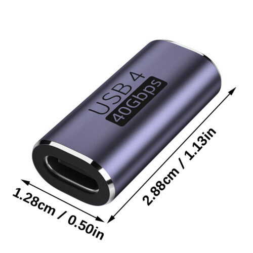 100 W Metall-USB4.0-Typ-C-Adapter, 40 Gbit/s schneller 2