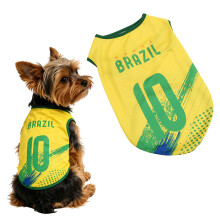 Weiche Polyester-Weste im Fußball-Stil für-XL Brasilien