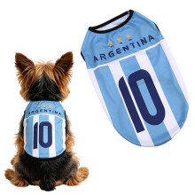 Ärmelloses Hunde-Fußballshirt aus pflegeleichtem-XL Argentinien