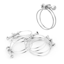 (Pack of 5) Pisces Double Wire Pond Hose Clips - 50mm
