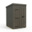 4x5 Pent Composite Shed Tanalised (Single Door, No Windows) 2