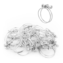 (Pack of 20) Pisces Double Wire Pond Hose Clips - 50mm