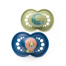 MAM Original Soothers | 18-36 Months | Pack of 2 | Comes in Dummy Steriliser Box | Sustainable Mate
