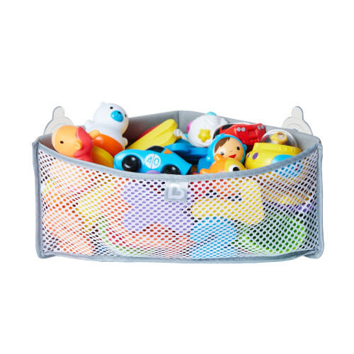 Munchkin Munchkin High'n Dry Corner Bath Toy Organiser, Grey