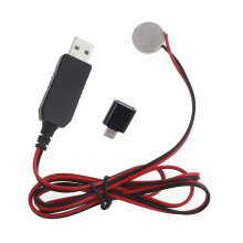 USB naar 3V 20x3,2 mm dummy batterij oplaadkabel lijn met Type-C