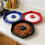 3-Piece Hexagonal Cocktail Rim Set Color-Coded, Stackable Dishes with Sponge 4