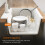 White Granite Composite Kitchen Sink Single Bowl 60x45cm with Waste Kit 6
