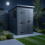 4x5 Pent Composite Shed Tanalised (Single Door, With Windows) 3