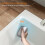 White Granite Composite Kitchen Sink Single Bowl 60x45cm with Waste Kit 8