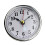 Mini Clock Insert 2-1/2Inch 65mm Round Movement Clock-Silver 1