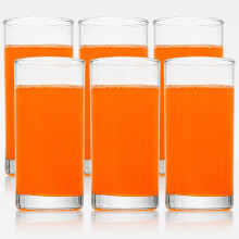 (290ml) Set of 6 Tall Glasses Highball Tumblers