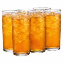 (200ml) Set of 6 Tall Glasses Highball Tumblers