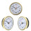 Mini Clock Insert 2-1/2Inch 65mm Round Movement Clock-Silver 4