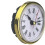 Mini Clock Insert  White Face Golden/Silver Tone Arabic-Gold 5