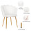Joolihome Velvet Make-up Chair, Single Sofa Chair 3