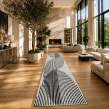 (80 x 300 cm- Printed Extra Large Runner Rug, Jett) Living Room Runner Rugs Printed Carpets Floor Mats