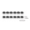 Routine Replacement LED Cover Sticker for Wearable Glasses with 3