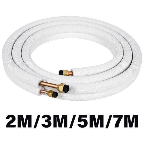Brass Pipe Line Set for Split System Insulated &-7 meters 2