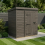 6x4 Pent Composite Shed Tanalised (Single Door, No Windows) 1