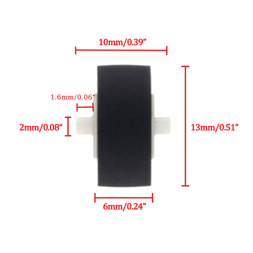 Reliable Rubber Cassette Wheel Belt Pulley Pinch Roller 1