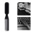 2 in 1 Neck Duster Broken Remove Comb Brush Hair Styling-Black 2