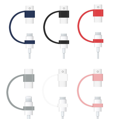 Adaptateur de câble de chargement Anti-perte, attache pour-Gris 1