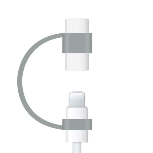 Adaptateur de câble de chargement Anti-perte, attache pour-Gris 2