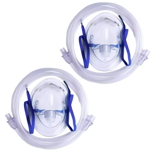 Emergency Pet Oxygen Mask Set with Flexible Tubing for -2