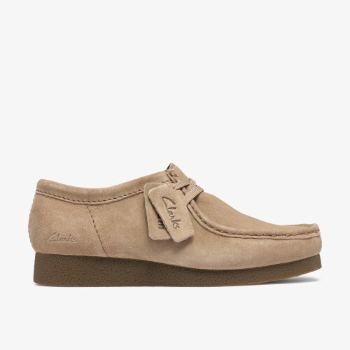 Clarks (Standard, 8.5 (Adults')) WallabeeEVO Stone Suede