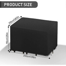 (250*210*90cm)Protective Cover Furniture Cover, Garden Furniture Cover, Outdoor Table Cover