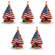 250th Anniversary Ornament Shatterproof Acrylic Christmas-A 5