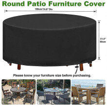 Garden Furniture Cover, Garden Furniture Cover, 210d Oxford Rectangular Tarpaulin Garden Furniture 190*80cm