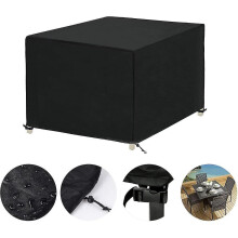 125 x 125 x 74cm Cover for Garden Furniture, Cover for Furniture Sets with Drawstring Waterproof Breathable