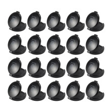 20 Pcs Fingerprint Fingerprint Ink Pad Black Stamp Ink Pad Notary Supplies Identification Security ID Fingerprint