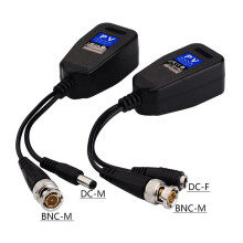 5 Pairs CCTV Coax BNC Video Power Balun Transceiver to CAT5E 6 RJ45 Connector Coaxial/Analog HD Twisted Pair Transmitter
