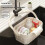 Multipurpose Foldable Sink Strainer Basket Rack For-Green 11