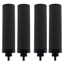 4PCS Water Filter Replacement for Black Activated Carbon BB9-2 Filters for Gravity-Fed Water Filter System