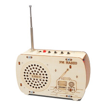 Creative Wood Radio Craft Kits Science Project Children