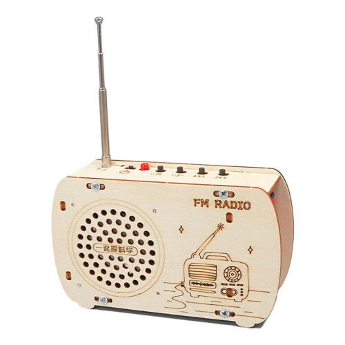 Creative Wood Radio Craft Kits Science Project Children