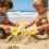Kids Sand Play Toy Sand Tool Set Including Spoon Leak Shovel And 2
